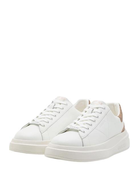 GUESS ELBINA  Adidasy biały beż - Buty damskie