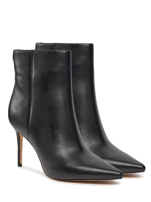 GUESS RICHER Skórzane botki CZARNY - Buty damskie