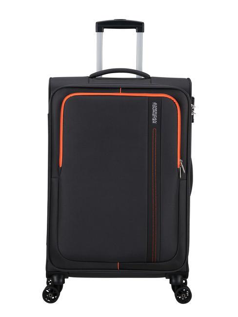 AMERICAN TOURISTER SEA SEEKER Wózek średniej wielkości szary węglowy - Wózki półsztywne