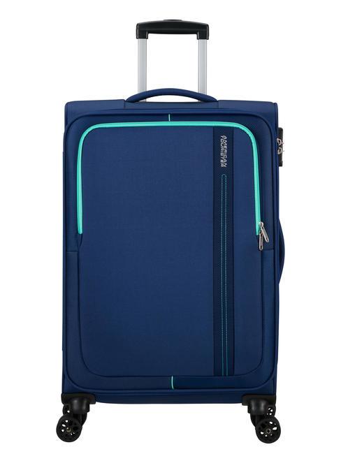 AMERICAN TOURISTER SEA SEEKER Wózek średniej wielkości MARYNARKA WOJENNA - Wózki półsztywne