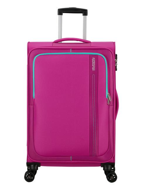 AMERICAN TOURISTER SEA SEEKER Wózek średniej wielkości głęboki/fuch - Wózki półsztywne