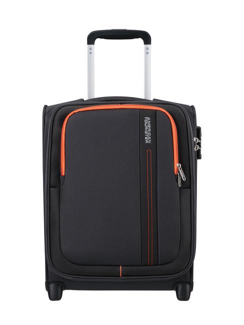AMERICAN TOURISTER SEA SEEKER Wózek na bagaż podręczny pod siedzeniem szary węglowy - Wózki półsztywne