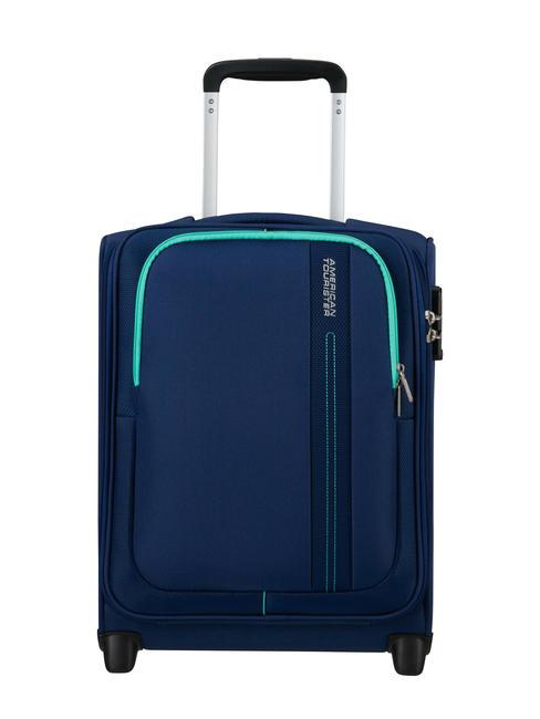 AMERICAN TOURISTER SEA SEEKER Wózek na bagaż podręczny pod siedzeniem MARYNARKA WOJENNA - Wózki półsztywne