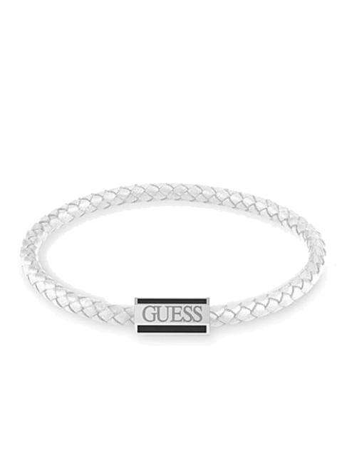 GUESS ACAPULCO Bransoletka stal/biały - Bransoletki męskie