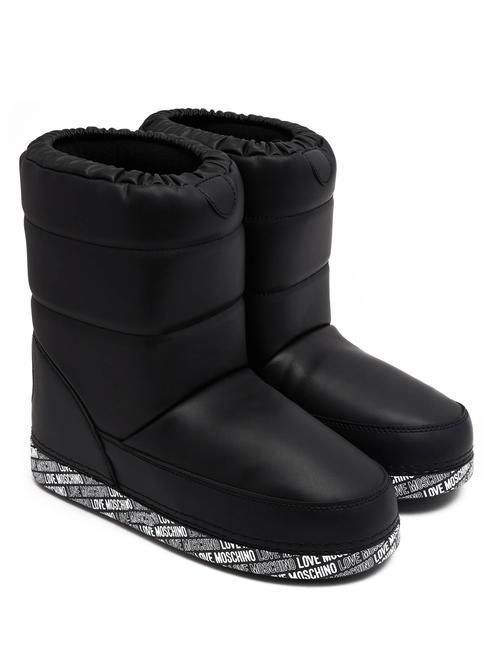 LOVE MOSCHINO SKIBOOOT 20 Botki z wkładką Czarny - Buty damskie