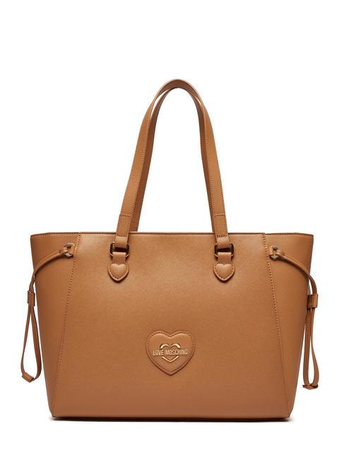 LOVE MOSCHINO BOLD HEART Torba na ramię Shopper ciastko - Torby damskie