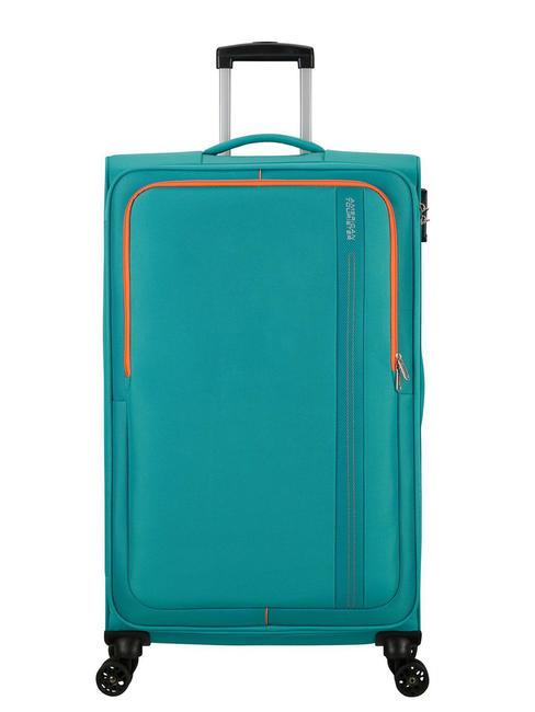 AMERICAN TOURISTER SEA SEEKER Wózek o bardzo dużych rozmiarach aqua/zielony - Wózki półsztywne