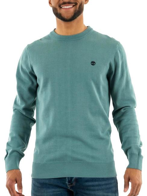 TIMBERLAND WILLIAMS RIVER Sweter z okrągłym dekoltem sosna morska - Bluzy męskie