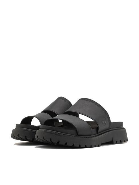 TIMBERLAND CLAIREMONT WAY Sandały skórzane czarny, pełnoziarnisty - Buty damskie