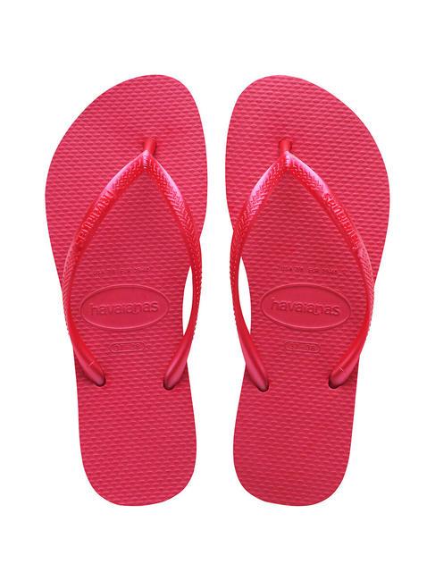HAVAIANAS SLIM Klapki różowa gorączka - Buty damskie