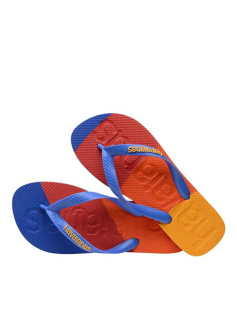 HAVAIANAS TOP LOGOMANIA COLORS II Klapki niebieska gwiazda - Buty uniseks