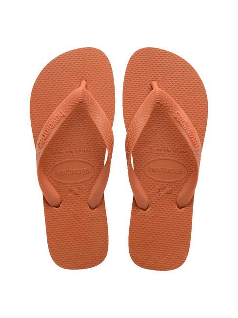 HAVAIANAS TOP SENSES Klapki zamknięty pomarańczowy - Buty uniseks