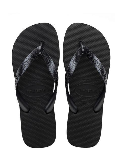 HAVAIANAS TOP TIRAS SENSES Klapki CZARNY - Buty damskie