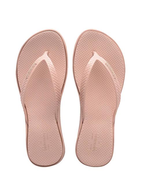 HAVAIANAS HIGH PLATFORM Klapki klinowe balet różowy - Buty damskie