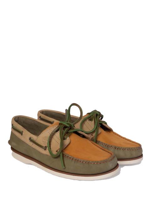 TIMBERLAND CLASSIC  Buty żeglarskie głęboka zieleń porostów - Buty męskie