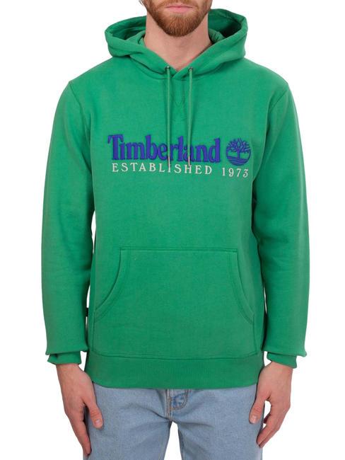 TIMBERLAND LS  Bluza z kapturem celtycki zielony wb - Bluzy męskie