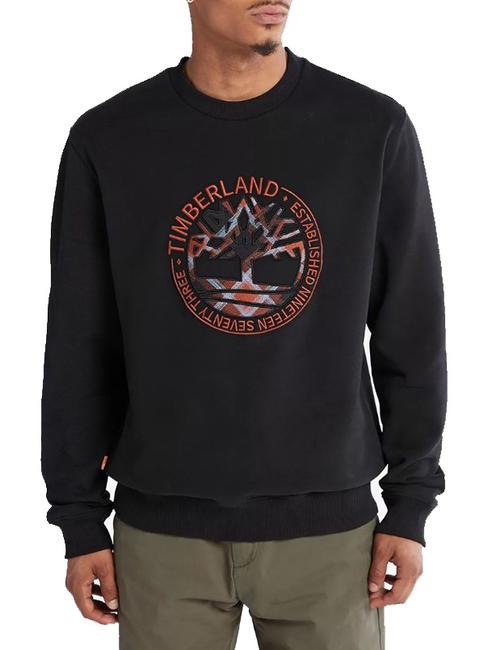 TIMBERLAND LITTLE COLD  Podkoszulek CZARNY - Koszulki męskie