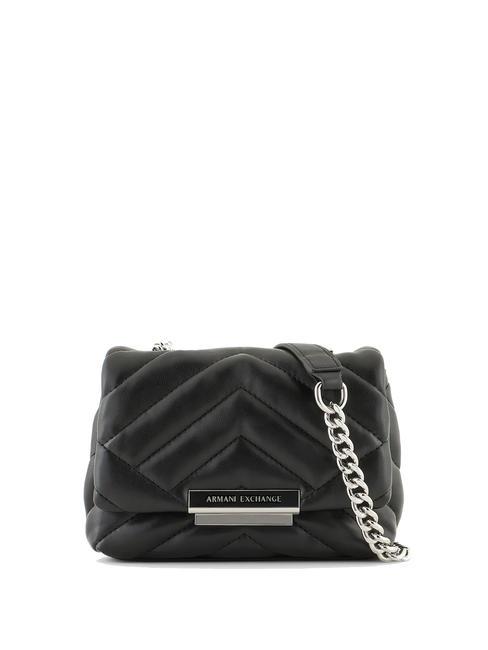 ARMANI EXCHANGE A|X MATELASSE Mała torba na ramię Czarny - Torby damskie