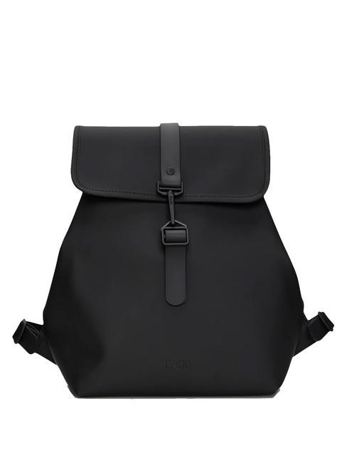 RAINS BUCKET BACKPACK Plecak czarny - Plecaki szkolne i rekreacyjne