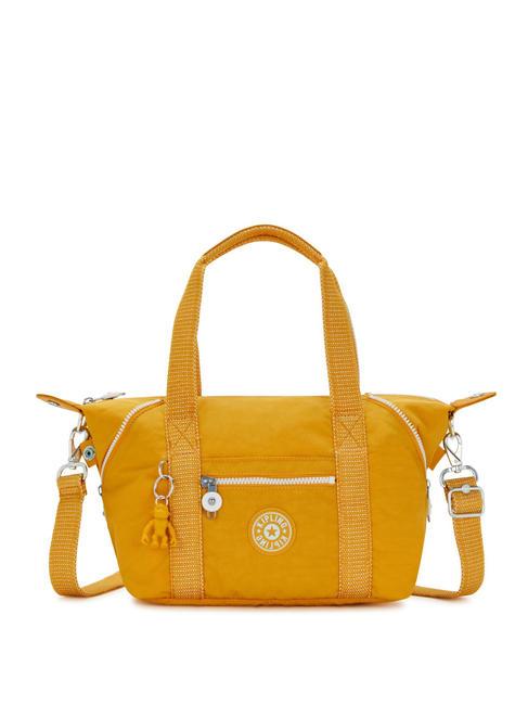 KIPLING ART MINI Torba zakupowa z paskiem na ramię szybki żółty - Torby damskie