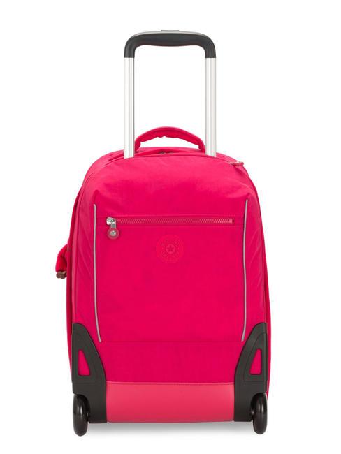 KIPLING SARI Plecak na kółkach prawdziwyróżowy - Plecaki z wózkiem