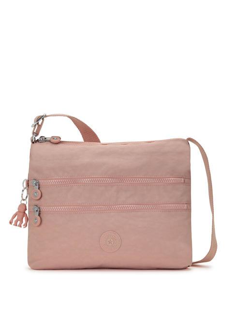 KIPLING ALVAR M Torba na ramię róża delikatna - Torby damskie