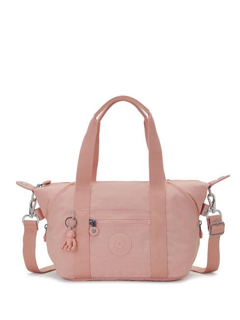 KIPLING ART MINI Torba zakupowa z paskiem na ramię róża delikatna - Torby damskie