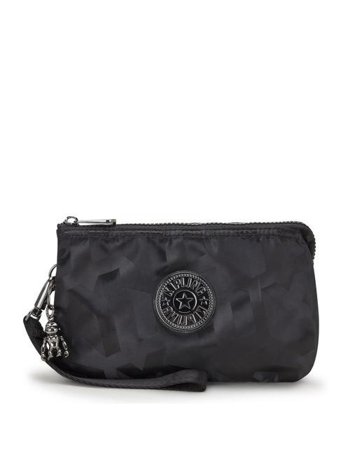 KIPLING CREATIVITY XL Sprzęgło z mankietem czarny 3d k żakard - Torby damskie