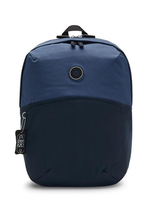 KIPLING AYANO Plecak na laptopa 15,6" mocny niebieski blok - Plecaki szkolne i rekreacyjne