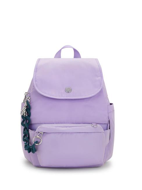 KIPLING CITY PACK S Plecak z wyjmowaną kieszenią v tang lód lawenda - Torby damskie