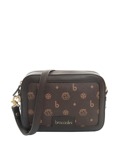 BRACCIALINI MONOGRAM Mała torba na ramię brązowy - Torby damskie