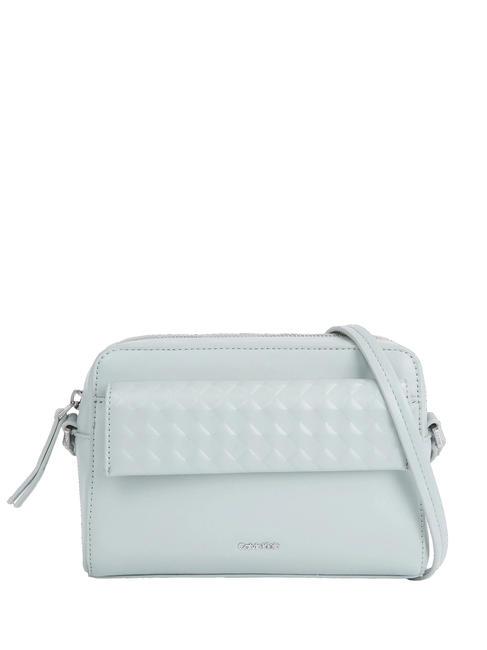 CALVIN KLEIN CALVIN MINI QUILT Mała torba na ramię gołąb - Torby damskie
