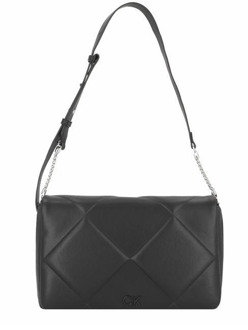 CALVIN KLEIN QUILT Torba na ramię Czarny PVH - Torby damskie
