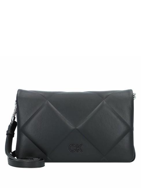CALVIN KLEIN QUILT Torba na ramię Czarny PVH - Torby damskie