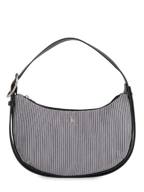 CALVIN KLEIN CRESCENT Medium Torba na ramię szary - Torby damskie