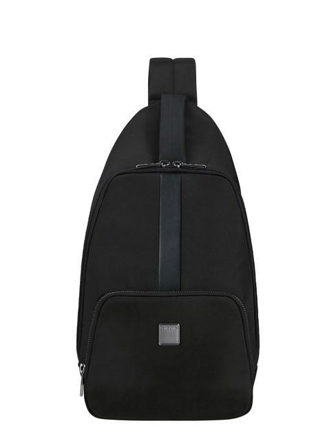 SAMSONITE SACKSQUARE  Plecak na jedno ramię CZARNY - Plecaki na laptopa do pracy