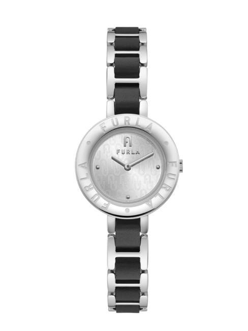 FURLA ESSENTIAL Tylko czas oglądania stalowo-czarny - Zegary