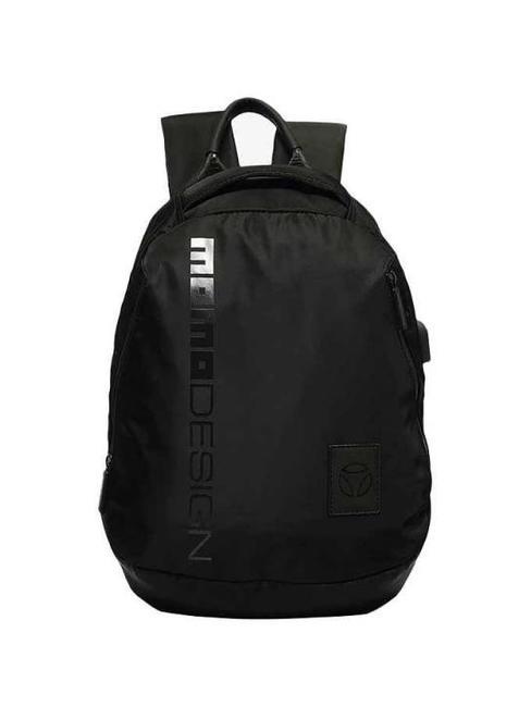 MOMO DESIGN LOGO PATCH Plecak czarny/matowy - Plecaki na laptopa do pracy