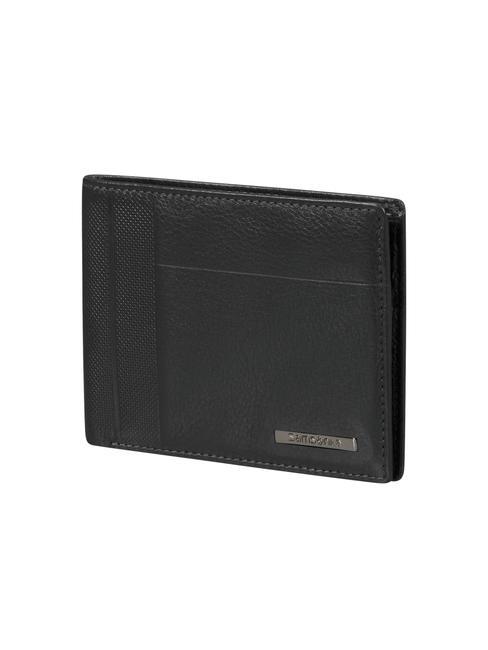 SAMSONITE SPECTROLITE 3.0 Portfel skórzany 6cc CZARNY - Portfele męskie
