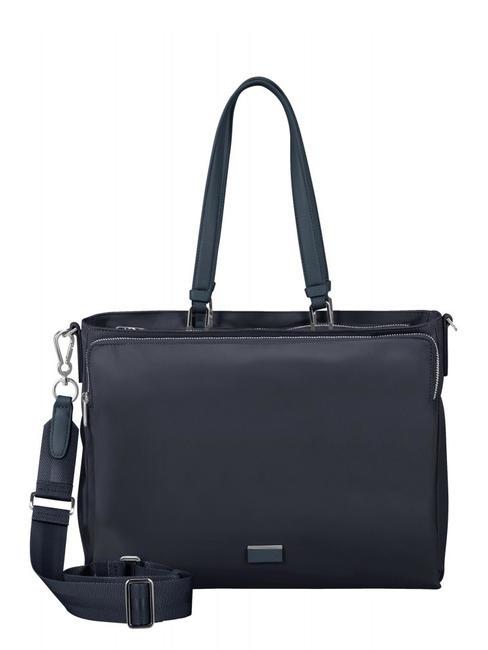 SAMSONITE BE-HER Torba na zakupy typu listonoszka 14.1 CIEMNOGRANATOWY - Torby damskie