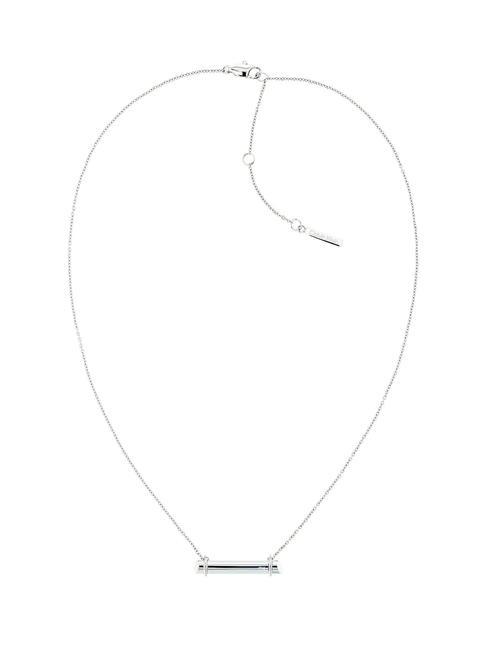 CALVIN KLEIN SCULPTURAL Naszyjnik z logo stal - Naszyjniki