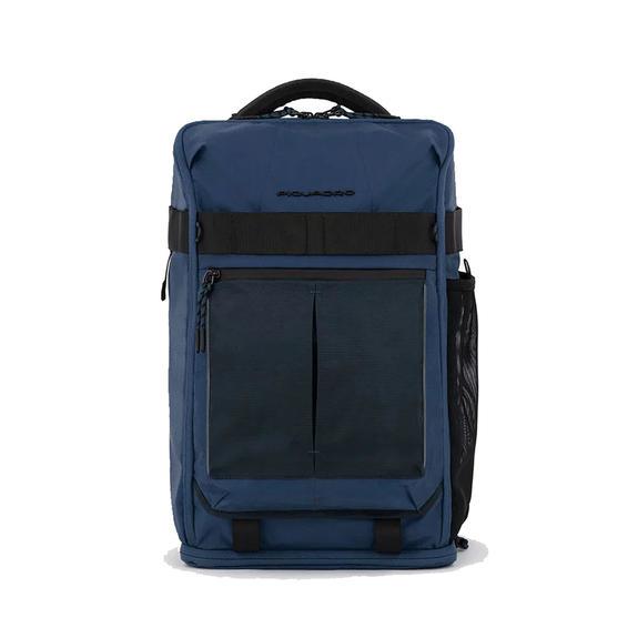 PIQUADRO ARNE  Plecak rowerowy na laptopa 15,6" niebieski - Plecaki na laptopa do pracy