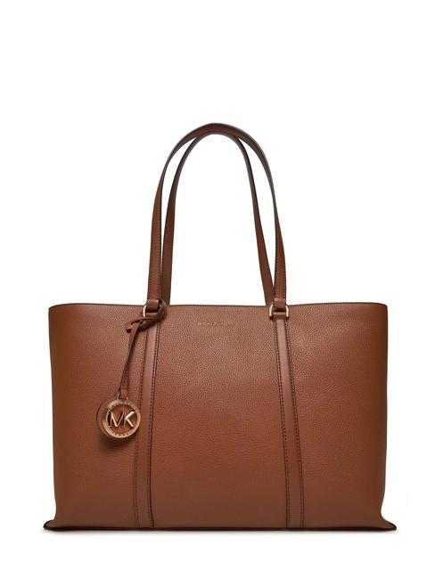 MICHAEL KORS TEMPLE Skórzana torba na ramię bagaż - Torby damskie