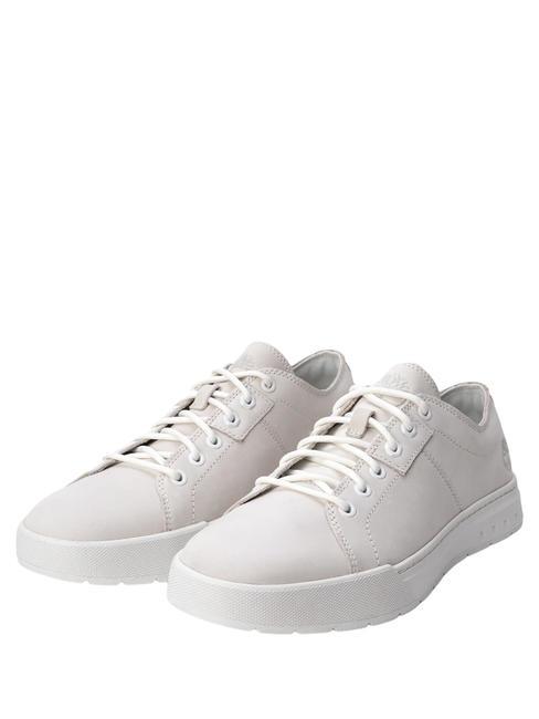 TIMBERLAND MAPLE GROVE  Skórzane trampki biały nubuk - Buty męskie