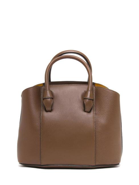 FURLA MIASTELLA Torba typu tote z nadrukiem w stylu rzymskim pralina - Torby damskie