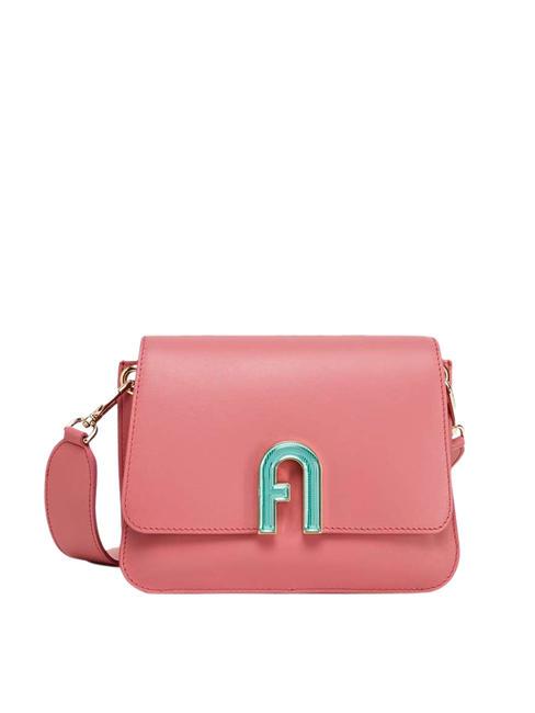 FURLA GEMMA Skórzana torba na ramię grążel - Torby damskie