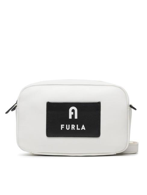 FURLA IRIS Torba na aparat fotograficzny na ramię talk/czarny - Torby damskie