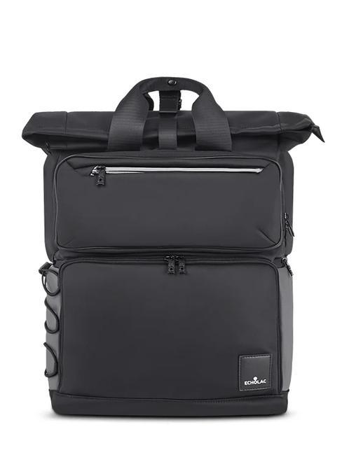 ECHOLAC TRAVERSE Plecak zwijany na laptopa 15,6" czarny - Plecaki na laptopa do pracy