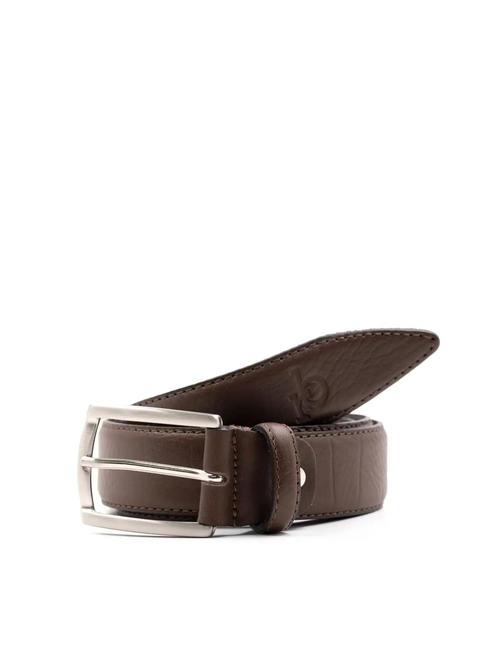 ROCCOBAROCCO CLASSIC Pasek skórzany ciemny - Paski