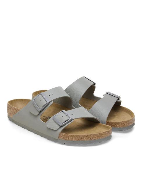 BIRKENSTOCK ARIZONA BIRKO-FLOR Sandał-kapcik kamień - Buty uniseks